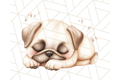 Pug Clipart PNG, Cute Dog Art, Funny Puppy Illustration Png Product Image 4