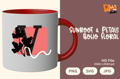 Sunroot &amp; Petals Boho Floral Monogram Product Image 1
