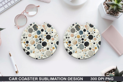 Car Coaster Sublimation| Coaster PNG Design Product Image 1