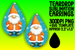 Creative Teardrop Design for Sublimation , Gnome Product Image 1