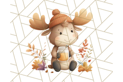 Woodland Autumn Critters PNG Clipart, Cute Fall Animals Product Image 4