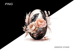 Easter Clipart, Easter Egg Clipart, Easter Bunny Png Product Image 1