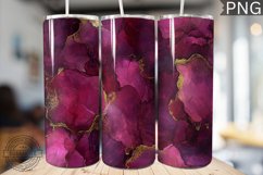 Burgundy Alcohol Ink Tumbler Wrap - High Quality 300 Dpi Product Image 1