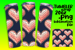 RADIANT PNG Tumbler Design 20oz , Heart Product Image 1