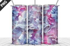 Flowers Tumbler Wrap | Sublimation Design | Tumble PNG Product Image 1