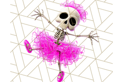 Quirky Skeleton Clipart PNG, Funny Halloween Bones Art Product Image 4