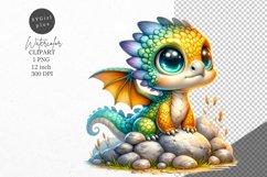 Dragon clipart, Fantasy clipart, Nursery clipart Product Image 1