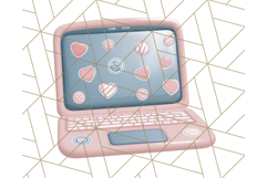 Pastel Gamer Girl Clipart PNG, Kawaii Gaming Elements Product Image 4