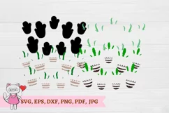 Cactus svg for Full Wrap Venti Cold Cup 24 oz Product Image 3