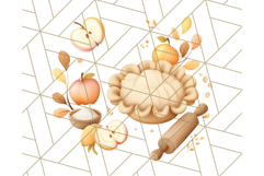 Woodland Apple Orchard Festival PNG Fall Clipart Product Image 4