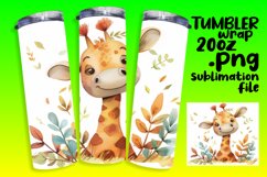Colorful Critter Collection Sublimation Tumbler Design - 20o Product Image 1