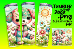 20oz Sublimation Tumbler Wrap , Animals Product Image 1