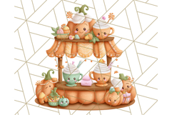 Creepy Carnival Halloween Clipart PNG with Hayride Art Product Image 4