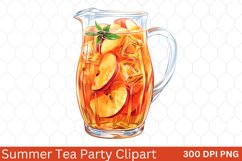 Summer Tea Party Clipart Product Image 1