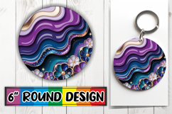 Radiant Ornaments Circle Sublimation PNG, Pattern Product Image 1