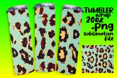 Jungle Chic: Leopard Print Tumbler Wraps - 20oz Product Image 1
