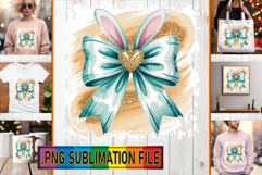 Elegant TSHIRT Designs PNG, Easter Bow Product Image 1