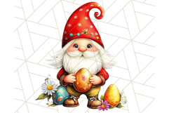 Easter Gnome PNG, Spring Bunny Clipart, Cute Digital Art Product Image 4