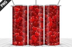 Valentines Love Skinny Tumbler PNG Wrap| Valentines Tumbler Product Image 5