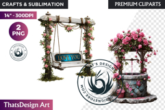 Dreamy Love Assets Vintage Valentine Graphics PNG clipart Product Image 1