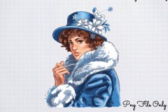 Victorian Winter Clipart Sublimation PNG Product Image 1