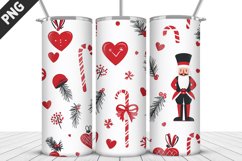 Christmas Flowers Tumbler Design | Valentine&#039;s Day Tumbler Product Image 3
