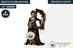 Harvest of Haunt Halloween Gothic Character RPG PNG Clipart Product Image 1