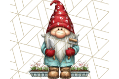 Farmer Gnome Clipart, Cute Farm Gnomes PNG Illustrations Product Image 4