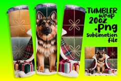 Sublimation-Ready 20oz Design , Holiday Pets Product Image 1