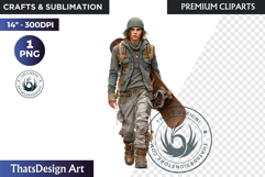 Alpine Winter Sports Fashion and Cabin Clipart PNG Product Image 1