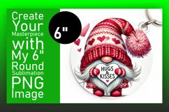 Trendy Circle Design Car Coaster PNG , Gnomes Product Image 1
