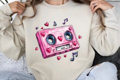 Retro Valentine Clipart PNG Product Image 1