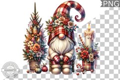 Christmas Gnome Sublimation - Clipart PNG Design Product Image 1