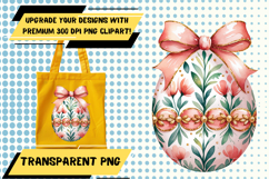 Artistic PNG Design for Tote Bag Crafts , Easter Eggs Product Image 1