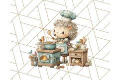 Cozy Cabin Critters Clipart PNG, Fall Animal Png Product Image 4