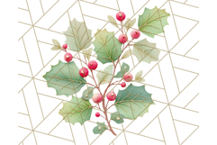 Christmas Clipart, Crafter’s Christmas Paper and Fabric Art Product Image 4