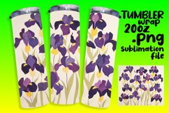 Delicate Petals 20oz Tumbler Sublimation Wrap Product Image 1