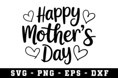 Happy Mother Day Svg |Mother Day SVG Cut file Product Image 1