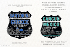 Summer Travel Road Signs PNG Clipart Product Image 2