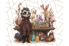 Forest Alchemist Animals Clipart PNG, Fall Animal Png Product Image 4