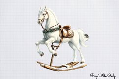White Rustic Christmas Clipart PNG Product Image 1