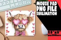 Heartfelt Cow Love Sublimation Pad Product Image 1