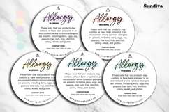 Food Allergy Warning Label Canva Template 1 Product Image 3