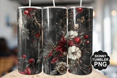 Gothic Christmas Tumbler | Christmas Tumbler Wrap Product Image 1