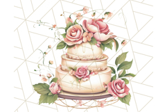 Pastel Tea Clip Art PNG with Sweets and Floral Accents Png Product Image 4