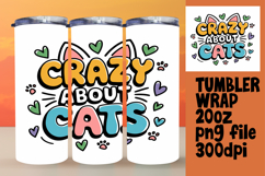 CHARMING 20oz Tumbler Design , Cat Quote Product Image 1