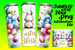 Customizable 20oz Tumbler File , Easter Product Image 1