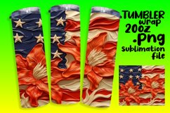 American Dream 3D Tumbler Wrap Sublimation Product Image 1