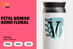 Petal Nomad Boho Floral Monogram Product Image 1