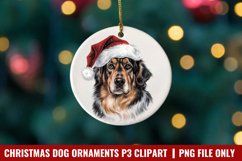 Breeds Of Christmas Dog Ornaments Clipart PNG Product Image 1